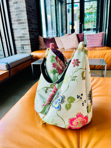 Beautiful reversible floral bag