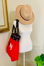 Load image into Gallery viewer, Shopper tote made from an up cycled rip city T-shirt