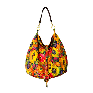 Gorgeous, reversible floral tote – Portland Raincoat Tote