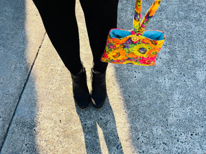 Sweet floral wristlet