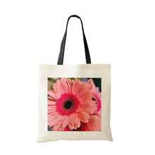 Load image into Gallery viewer, Pink floral tote bag