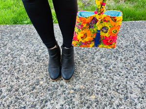 Sweet floral wristlet